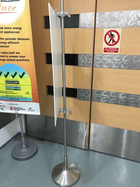 HEAVY DUTY CLIP BANNER STAND - Pullupstand.com Pte Ltd