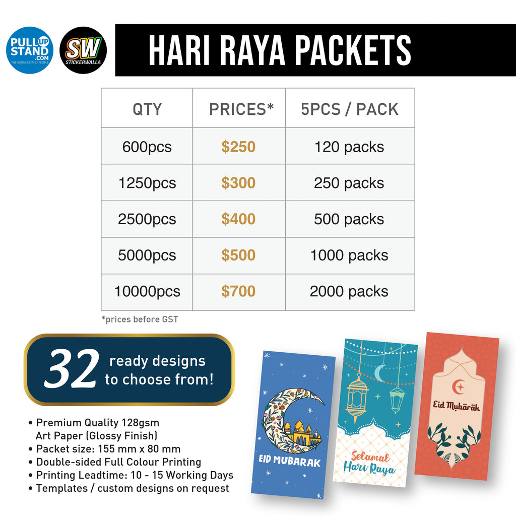 MONEY PACKETS - Pullupstand.com Pte Ltd