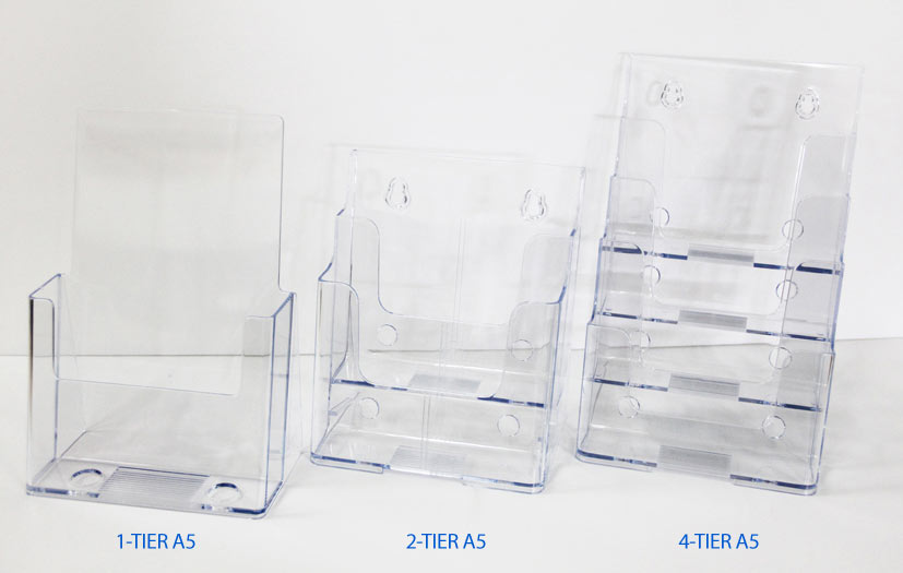A5 CLEAR ACRYLIC DISPLAY HOLDER - Pullupstand.com Pte Ltd