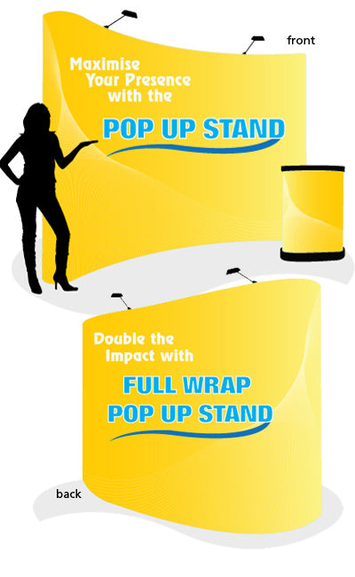 POP UP STAND FULL WRAP, PREMIUM - Pullupstand.com Pte Ltd